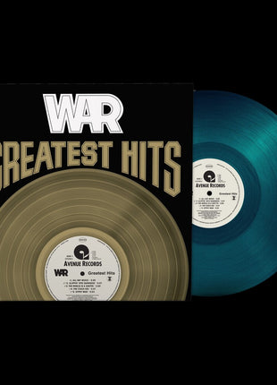 the album cover for War - Greatest Hits (Blue) [Colored Vinyl] (Bme)
