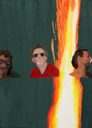 the album cover for MJ Lenderman - Manning Fireworks
