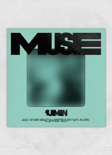 the album cover for Jimin (BTS) - MUSE [BLOOMING ver.]