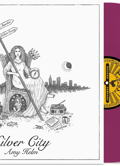 the album cover for Amy Helm - Silver City [Purple LP]