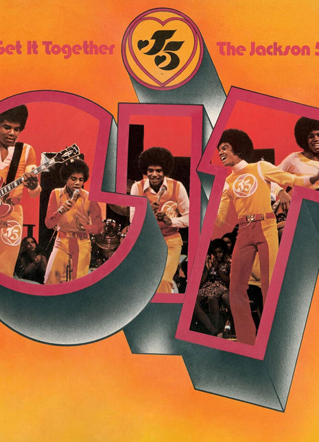 the album cover for Jackson 5 - Get It Together [Colored Vinyl] (Red)