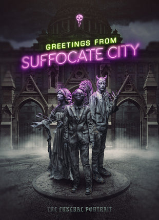 the album cover for Funeral Portrait - Greetings From Suffocate City [Digipak]