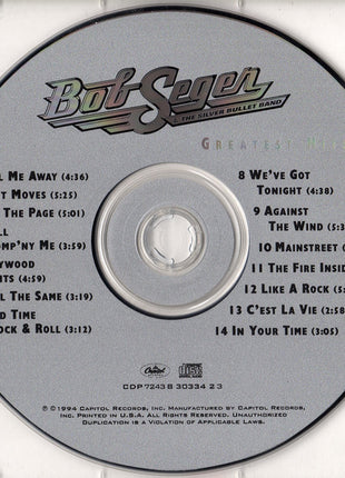 Bob Seger & The Silver Bullet Band* : Greatest Hits (CD, Comp, EMI)