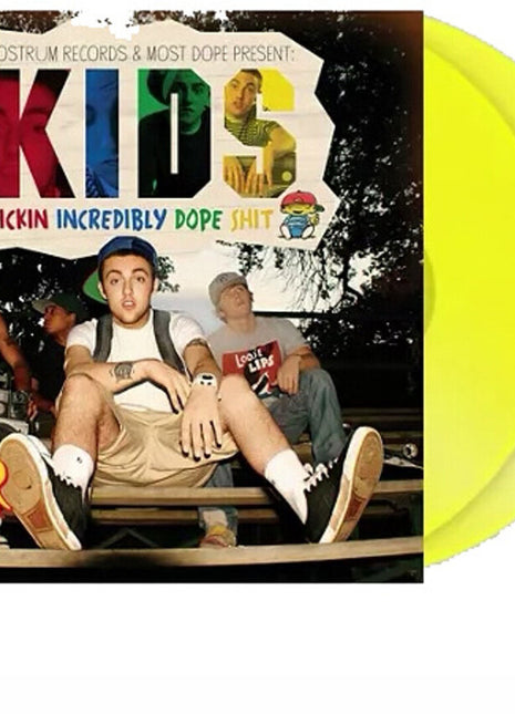 the album cover for Mac Miller - K.I.D.S. [Yellow]