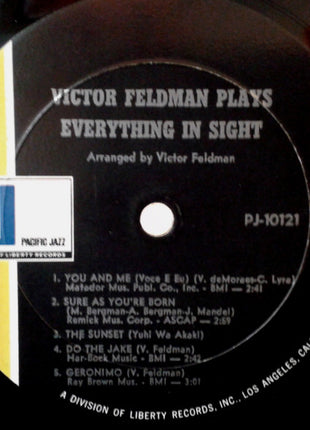 Victor Feldman : Plays Everything In Sight (LP, Album, Mono, Gat)