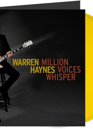 the album cover for Warren Haynes - Million Voices Whisper [Indie Exclusive Opaque Canary Yellow 2LP]