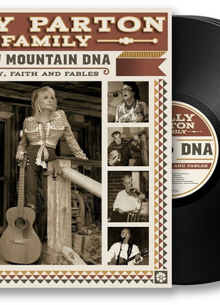 the album cover for Dolly Parton &amp; Family - Smoky Mountain DNA: Family, Faith and Fables [3LP]