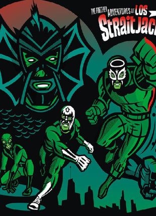 the album cover for Los Straitjackets - Further Adventures Of Los Straitjackets [Colored Vinyl]