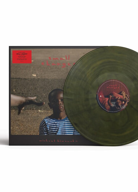 the album cover for Michael Kiwanuka - Small Changes [Indie Exclusive Green Marble Vinyl]