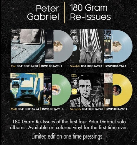 Peter Gabriel - Peter Gabriel 3: Melt   (YellOw) (Vinyl) (New (N))