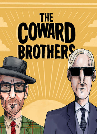 the album cover for The Coward Brothers - The Coward Brothers [Licorice Red LP]