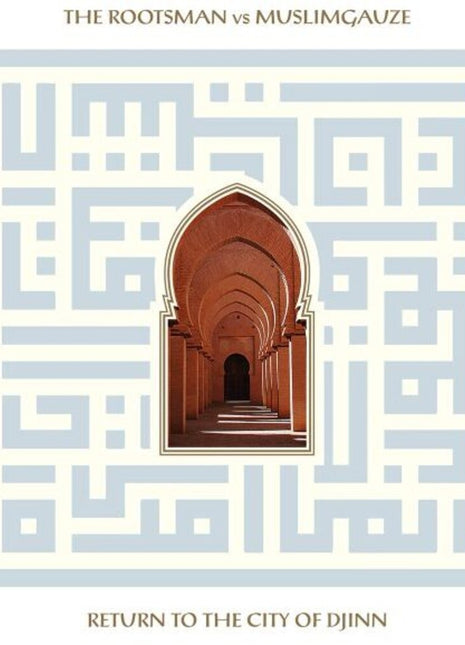 the album cover for Rootsman Vs Muslimgauze - Return To The City Of Djinn