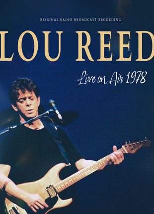 the album cover for Lou Reed - Live On Air 1978