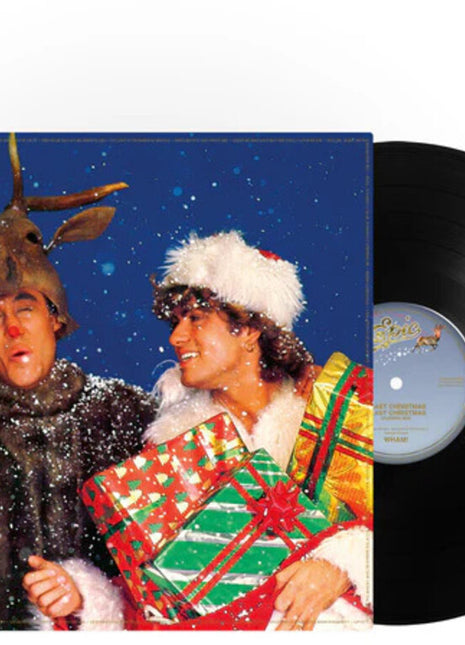 the album cover for Wham - Last Christmas: 40th Anniversary [Black]