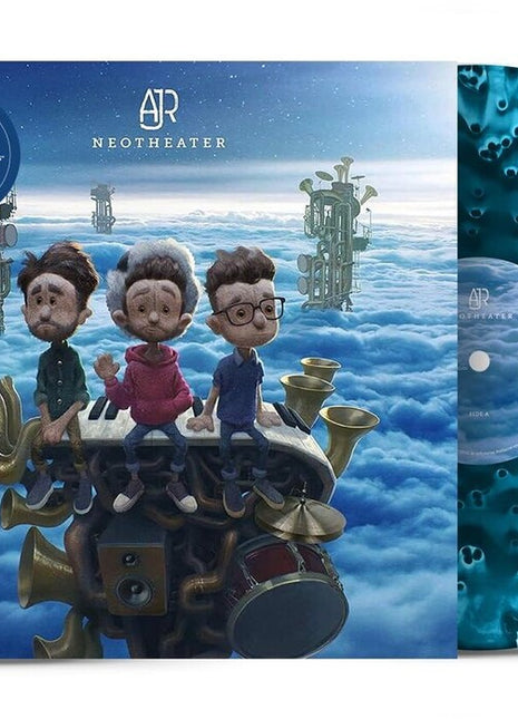 the album cover for AJR - Neotheater (Blue) [Colored Vinyl]