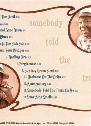 John Cephas & Phil Wiggins : Somebody Told The Truth (CD, Album)