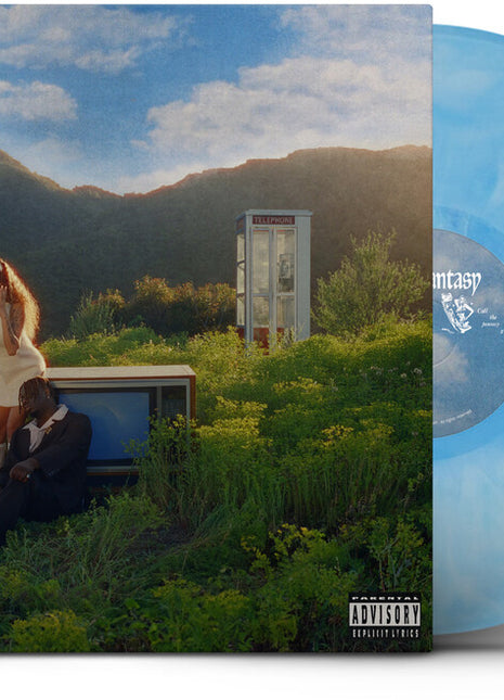 the album cover for Blk Odyssy - 1-800 Fantasy (Blue) [Colored Vinyl]