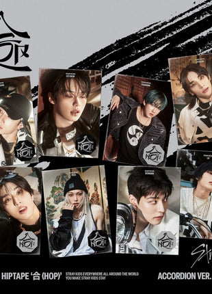 the album cover for Stray Kids - HOP [ACCORDION VER.]