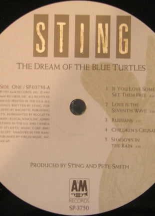 Sting : The Dream Of The Blue Turtles (LP, Album)