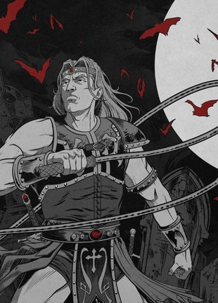 the album cover for Konami Kukeiha Club - Music From Castlevania - O.S.T. [Red and Black Colored Vinyl]