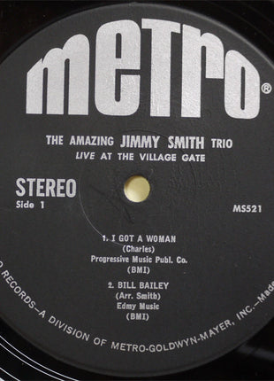 Jimmy Smith Trio : Live At The Village Gate (LP, Album)