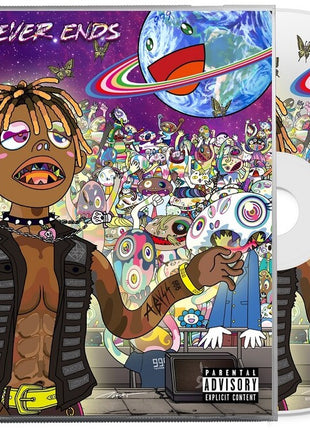 the album cover for Juice WRLD - The Party Never Ends
