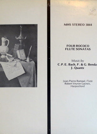 Jean-Pierre Rampal, Robert Veyron-Lacroix : Four Rococo Flute Sonatas (LP)