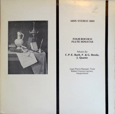 Jean-Pierre Rampal, Robert Veyron-Lacroix : Four Rococo Flute Sonatas (LP)