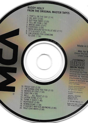 Buddy Holly : From The Original Master Tapes (CD, Comp, Club, RM)