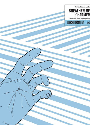 the album cover for Breather Resist - Charmer - Baby Blue W/White Splatter [RSD Black Friday 2025]