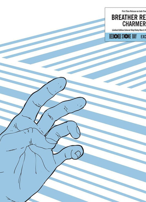 the album cover for Breather Resist - Charmer - Baby Blue W/White Splatter [RSD Black Friday 2025]