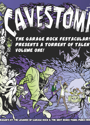 the album cover for Cavestomp! Vol. 1 - A Torrent Of Talent! (Rsd) - Cavestomp! Vol. 1 - A Torrent Of Talent! [RSD 2025]