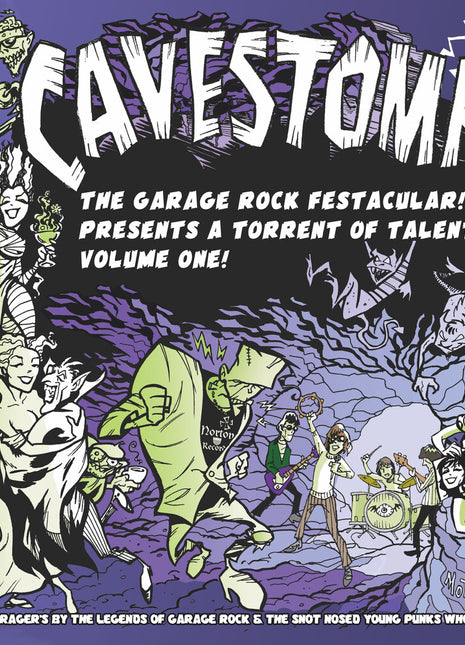 the album cover for Cavestomp! Vol. 1 - A Torrent Of Talent! (Rsd) - Cavestomp! Vol. 1 - A Torrent Of Talent! [RSD 2025]