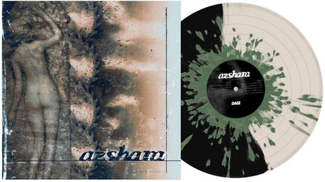 Azshara - Ashen Skies - Half Black/Half Bone w/ Army Green Splatter (Vinyl) (New (N))