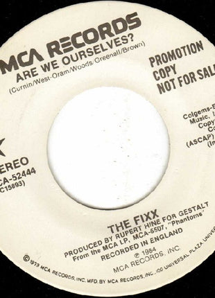 The Fixx : Are We Ourselves? (7", Single, Promo)