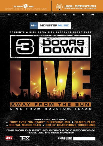 3 Doors Down : Away From The Sun - Live From Houston, Texas (DVD, Ltd, Num + 39xFile, AAC, Album, In  + 39xFile)