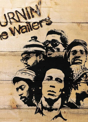 the album cover for Bob & the Wailers Marley - Burnin