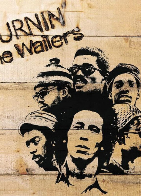 the album cover for Bob & the Wailers Marley - Burnin