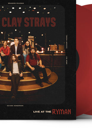 the album cover for Red Clay Strays - Live At The Ryman [2LP Opaque Candy Red Vinyl]