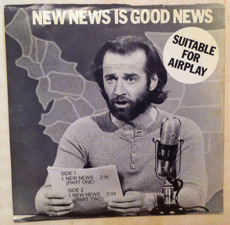 George Carlin : New News Is Good News (7", Single, Promo)