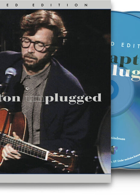 the album cover for Eric Clapton - Unplugged: Enhanced Edition [2 Compact discs]