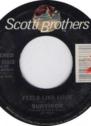 Survivor : Burning Heart (7")