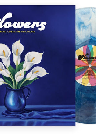 the album cover for Durand Jones  & The Indications - Flowers - Blue (Blue) [Colored Vinyl]