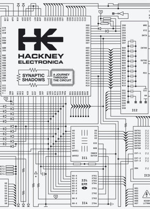 the album cover for Hackney Electronica - Synaptic Shadows