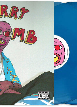 the album cover for Tyler, The Creator - Cherry Bomb (Mask Cover) [translucent blue 2LP]