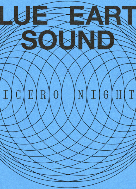 the album cover for Blue Earth Sound - Cicero Nights