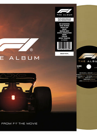 the album cover for F1 the Album / O.S.T. - F1 The Album (Original Soundtrack) [Gold Vinyl]