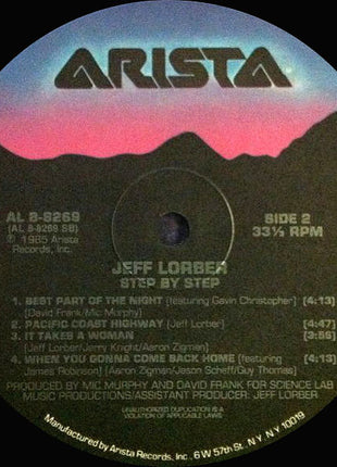 Jeff Lorber : Step By Step (LP, Album, Ind)