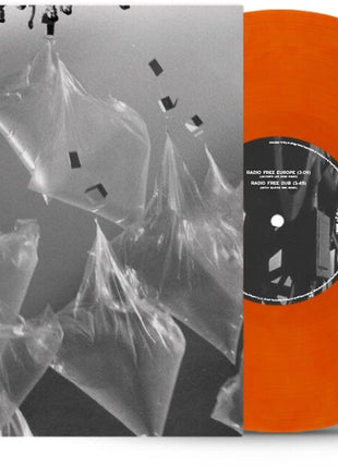the album cover for R.E.M. - Radio Free Europe 2025 [Indie Exclusive 10in Orange LP]