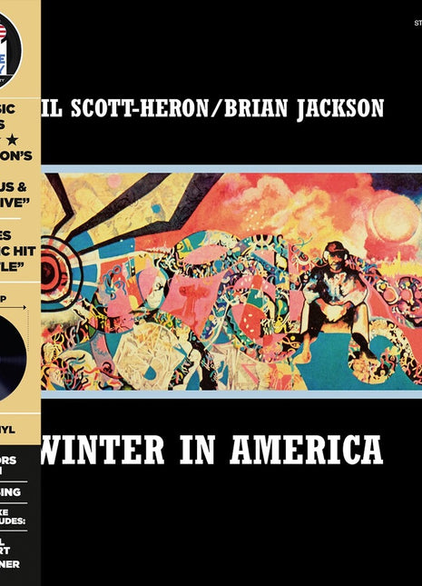 the album cover for Scott-Gil Heron - Winter In America (Bk Vinyl Edition) (Gate) [Limited Edition]